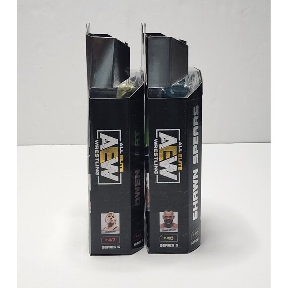 AEW Unmatched Collection Owen Hart & Shawn Spears Figure Bundle - Picture 2 of 11